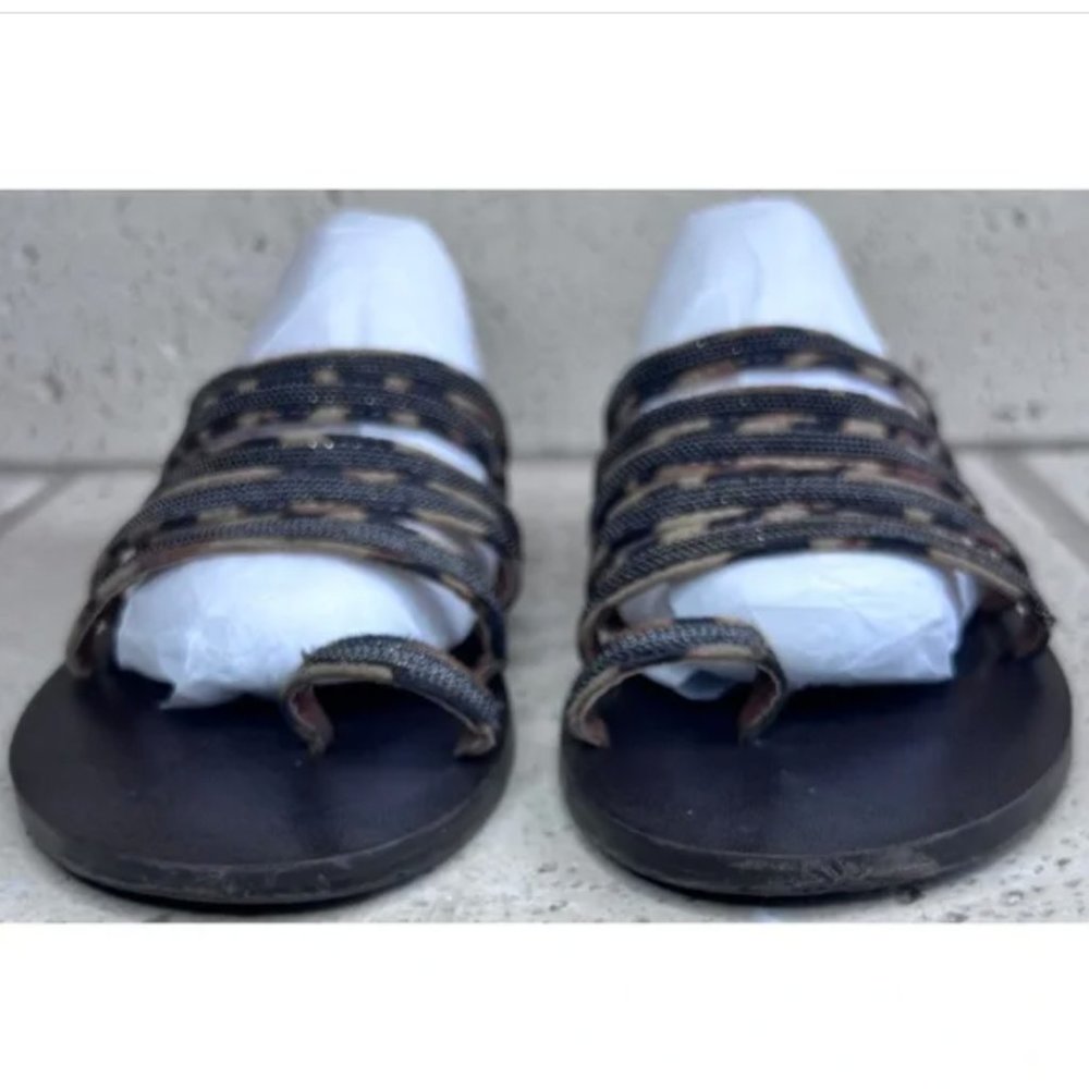 Mi.iM Women’s Layla Animal Leopard Print Slip On Sandals - Picture 6 of 14